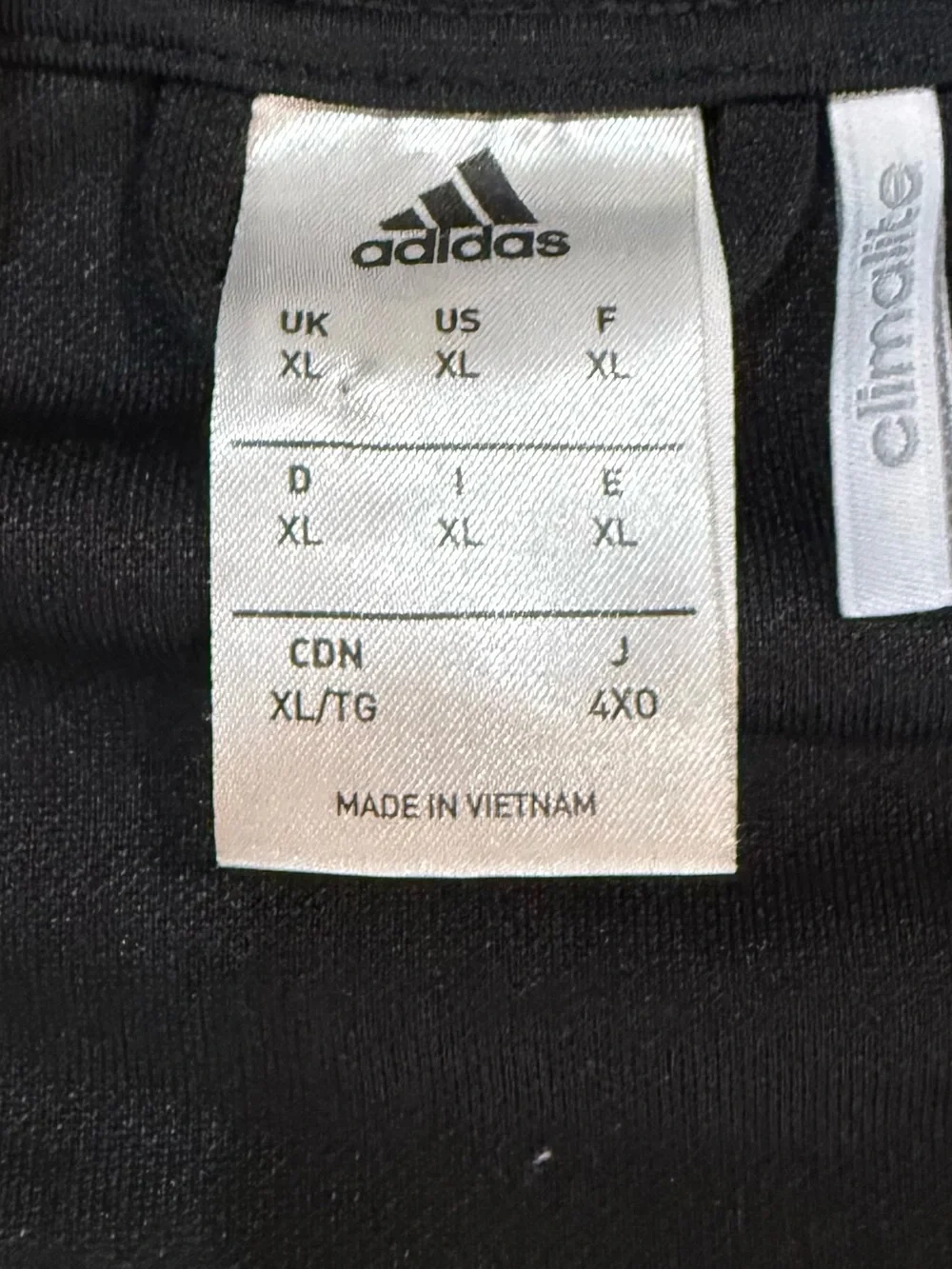 adidas Black Full-Zip Performance Jacket